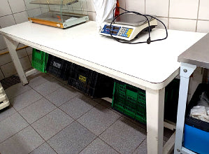 🎨 Mesa Madeira Branca Clean ✨