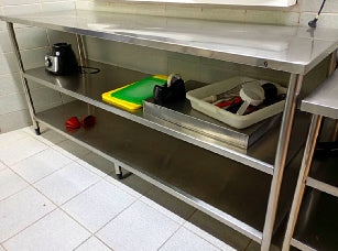 🏆 Mesa Inox 3 Níveis Grande ⭐