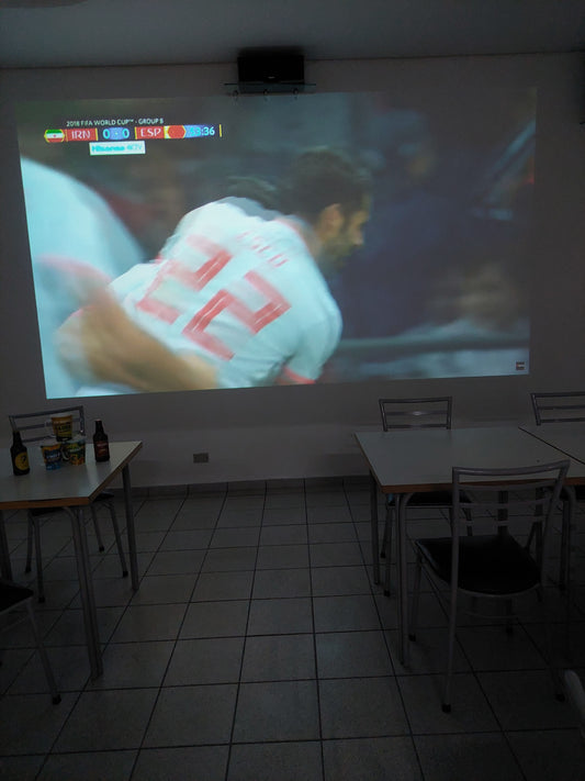 🎬 Telão 130" Wide Screen 🌟
